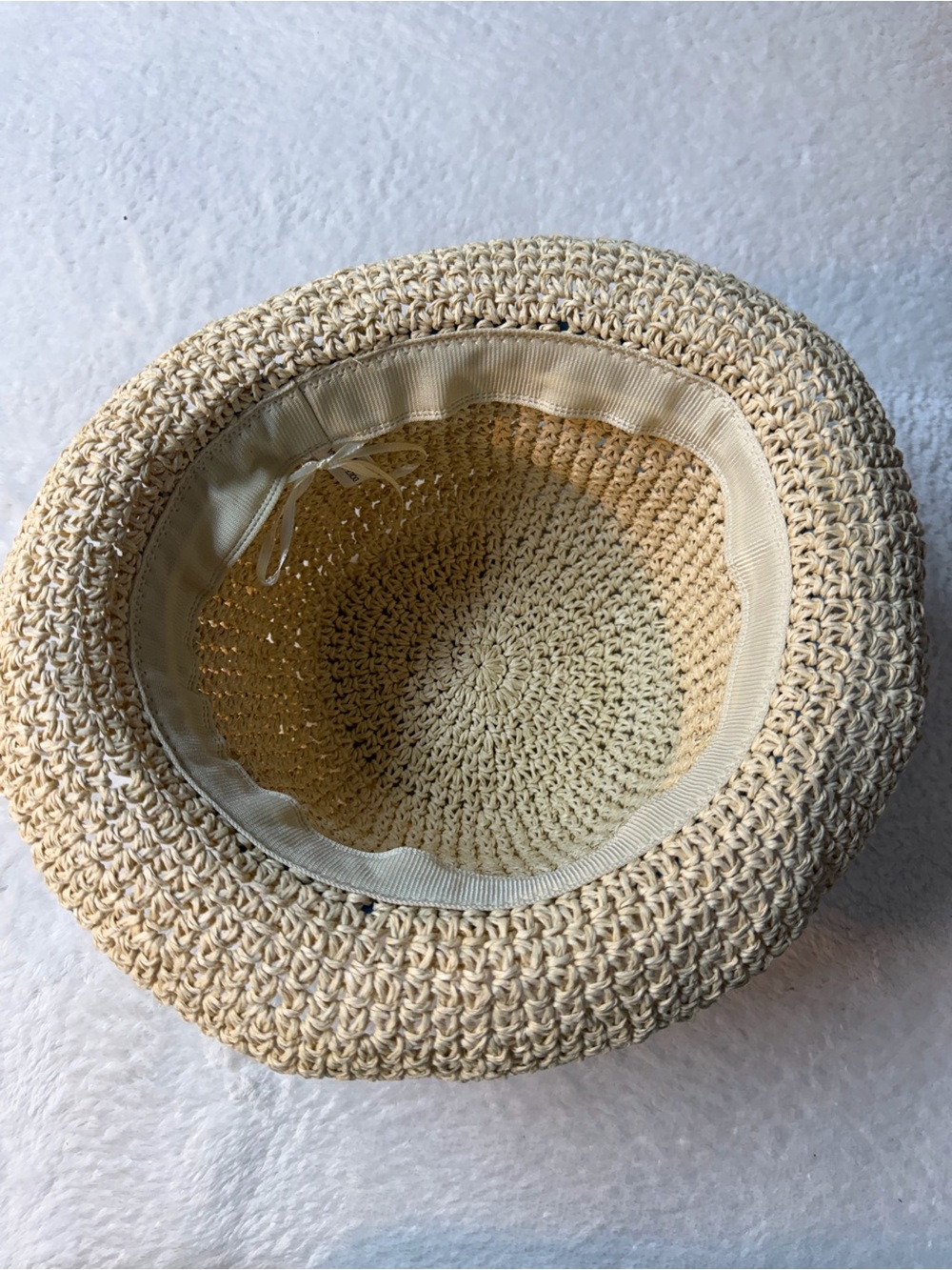 Dolce & Gabana women’s Straw Sun Hat with Blue Band - Picture 4 of 13